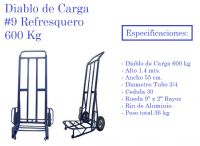 Diablo de Carga Refresquero 600 Kg No. 9